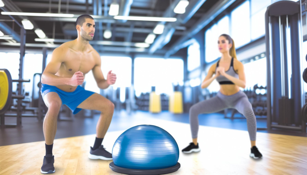 BOSU Ball Squats: Boost Balance and Strength Effectively 1 BOSU Ball Squats: Boost Balance and Strength Effectively