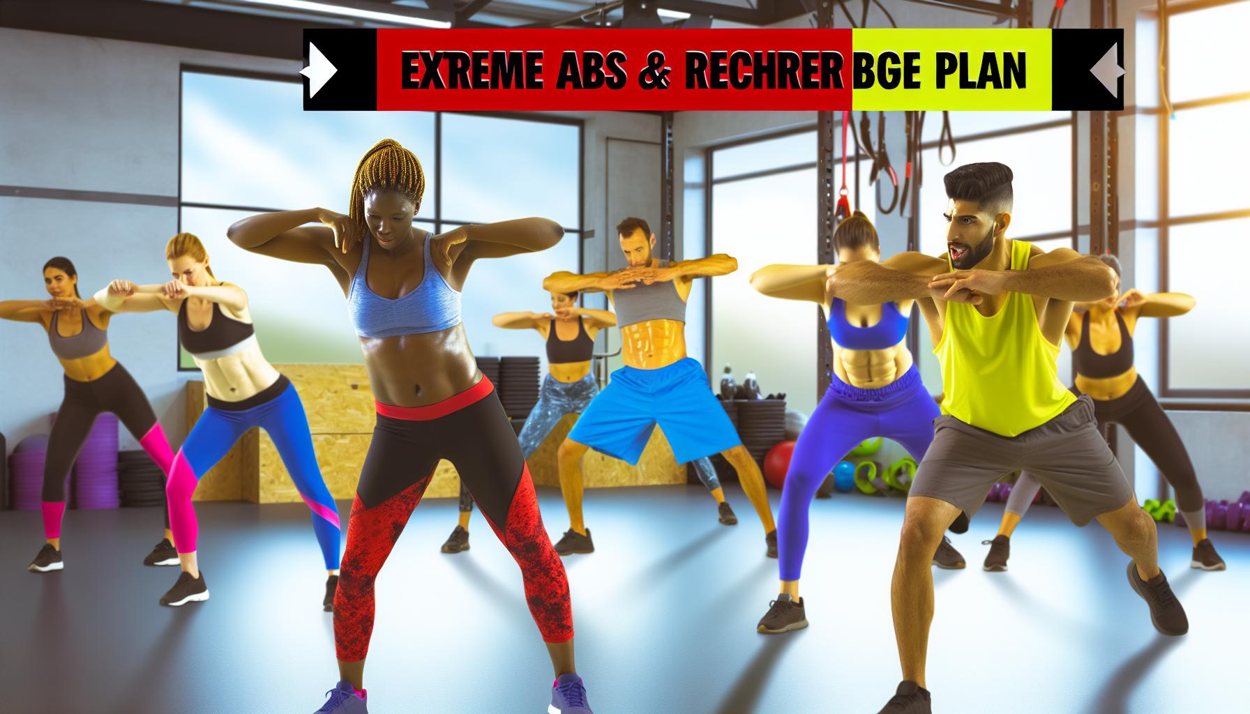 Chalean ExtremeTurboFire Hybrid Day 2: Extreme Abs & Recharge Plan
