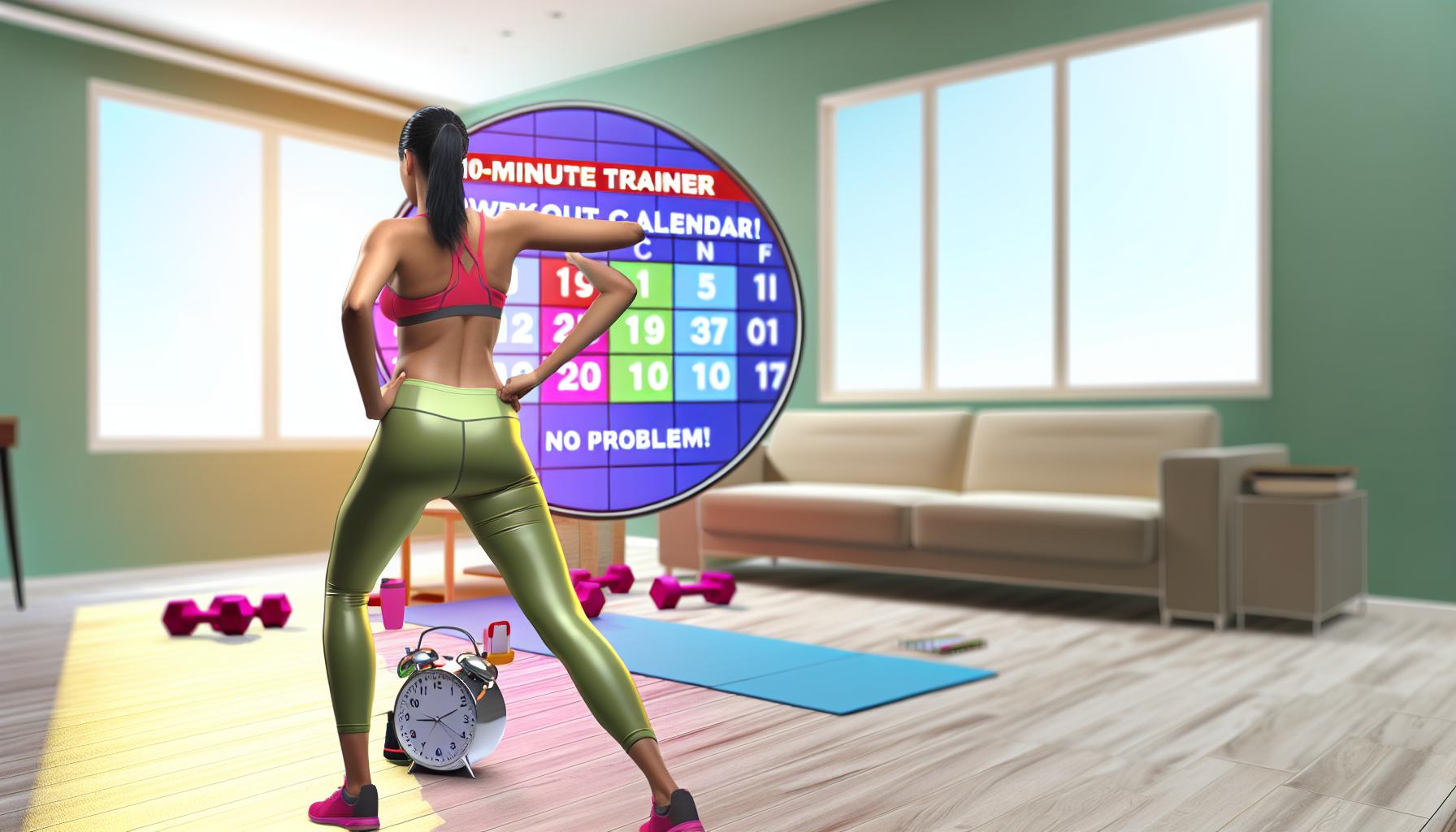 10-Minute Trainer Workout Calendar: No Time? No Problem!