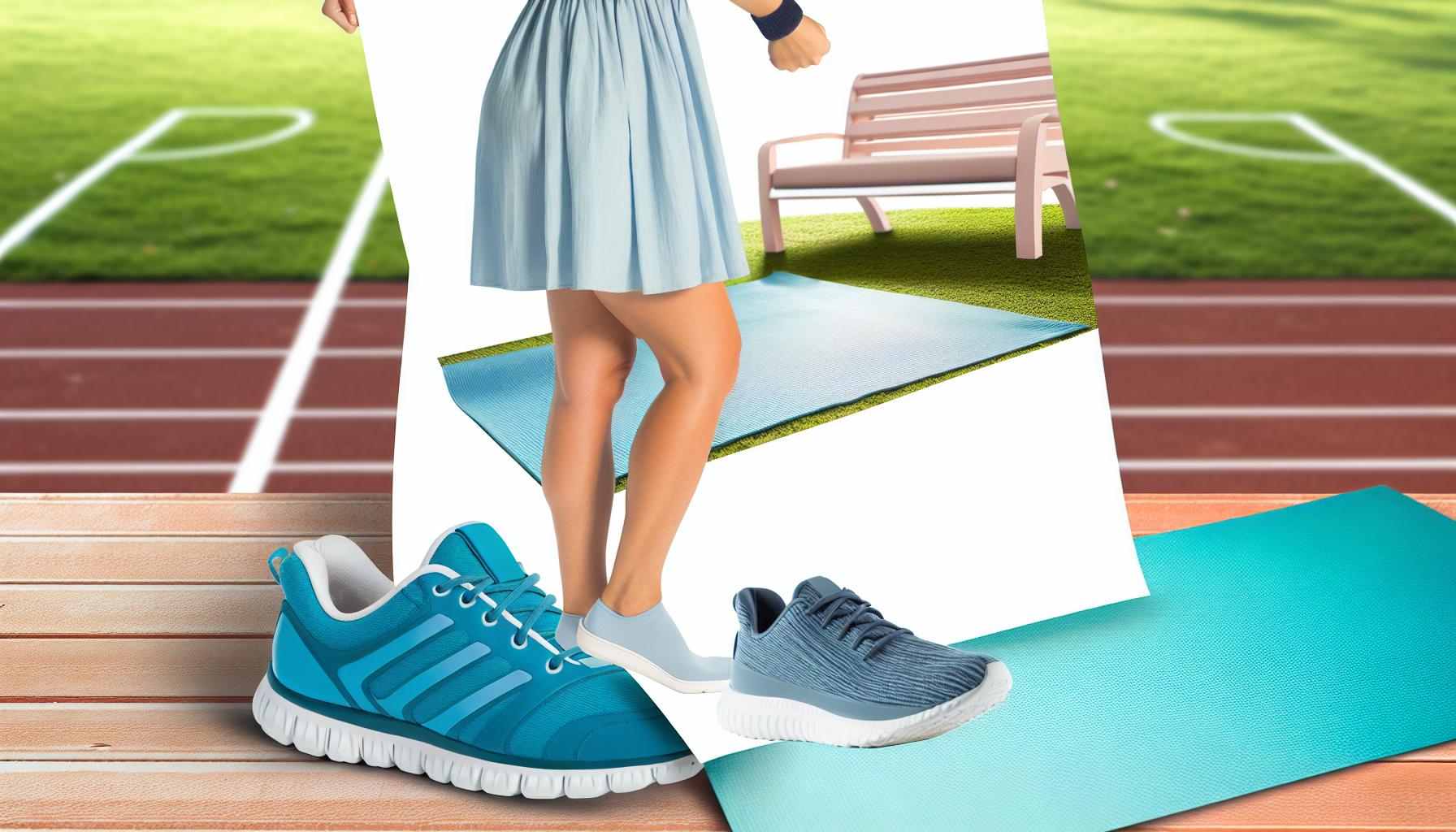 Shoes with Light Blue Dress: Style Meets Comfort for Wellness Events
