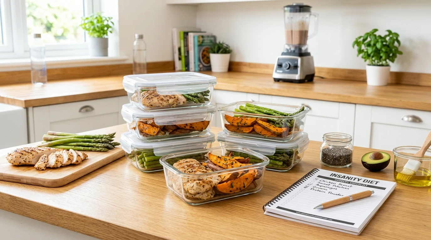 The Insanity Diet: Daily Meal Plans & Grocery Guide 6 The Insanity Diet: Daily Meal Plans & Grocery Guide (AI Generated Image)